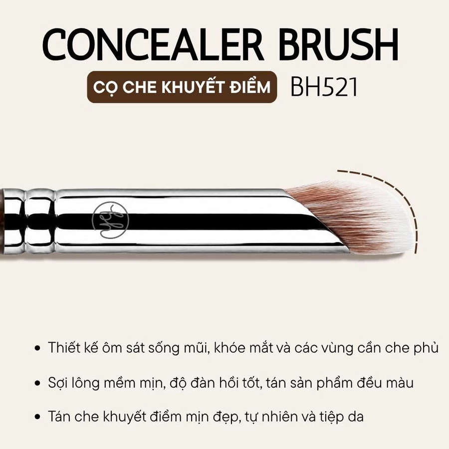 Cọ Che Khuyết Điểm BH Cosmetics Concealer Brush BH521